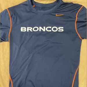 Player Issued Nike Broncos Dri Fit T-shirt